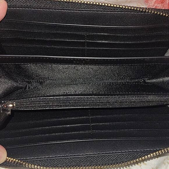 Kate Spade Chelsea Nylon Large Continental Wallet Black - Picture 8 of 11